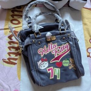 Hello Kitty Sweet Apple Bear Tote Bag Fair Poor Condition
